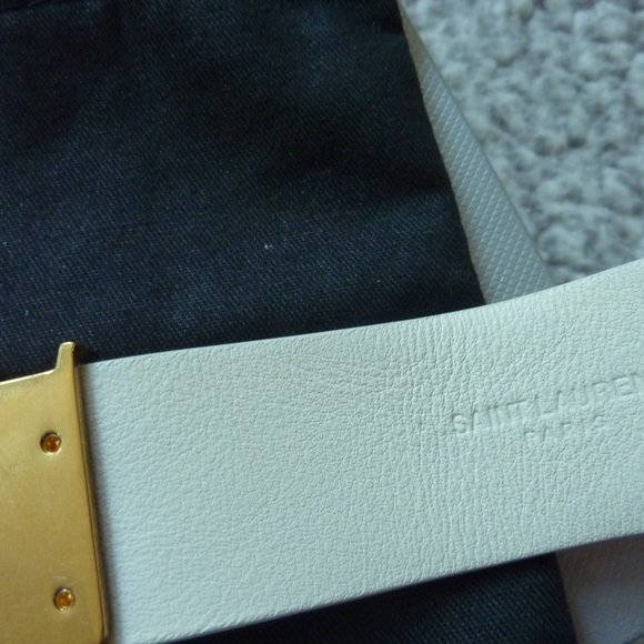 SAINT LAURENT Leather 'YSL' Monogram Star Bracelet - Picture 12 of 13